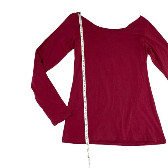 Matilda Jane Character Counts Shirt Maroon Long Sleeve Button Cuff Top Women's M - Picture 6 of 13